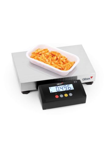 Gram Platformweegschaal met rvs weegplateau 30 kg x 5g